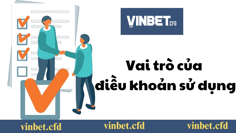 Vai trò của điều khoản sử dụng Vinbet